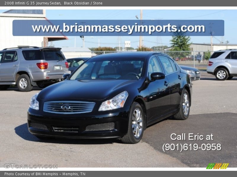 Black Obsidian / Stone 2008 Infiniti G 35 Journey Sedan