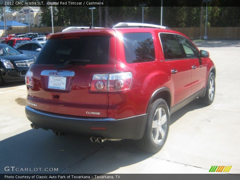 Crystal Red Tintcoat / Cashmere 2012 GMC Acadia SLT