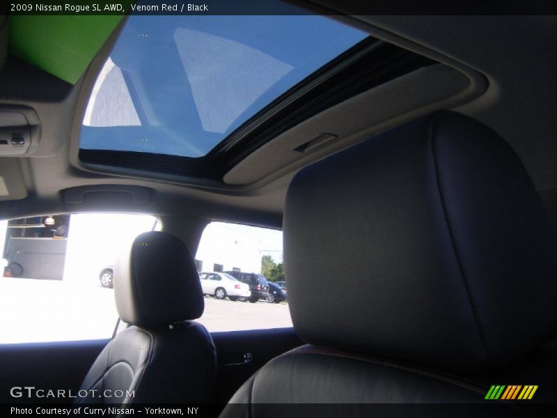 Venom Red / Black 2009 Nissan Rogue SL AWD