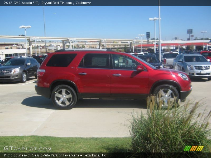 Crystal Red Tintcoat / Cashmere 2012 GMC Acadia SLT