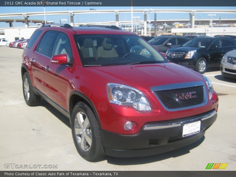Crystal Red Tintcoat / Cashmere 2012 GMC Acadia SLT