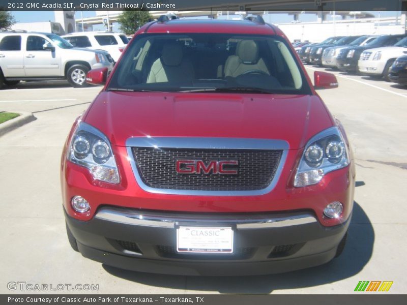 Crystal Red Tintcoat / Cashmere 2012 GMC Acadia SLT