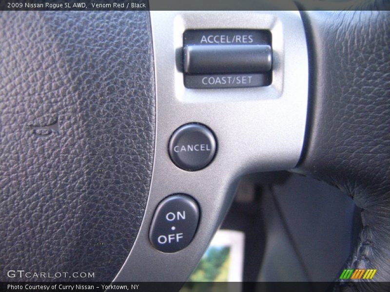 Venom Red / Black 2009 Nissan Rogue SL AWD