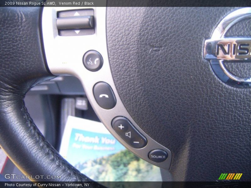 Venom Red / Black 2009 Nissan Rogue SL AWD