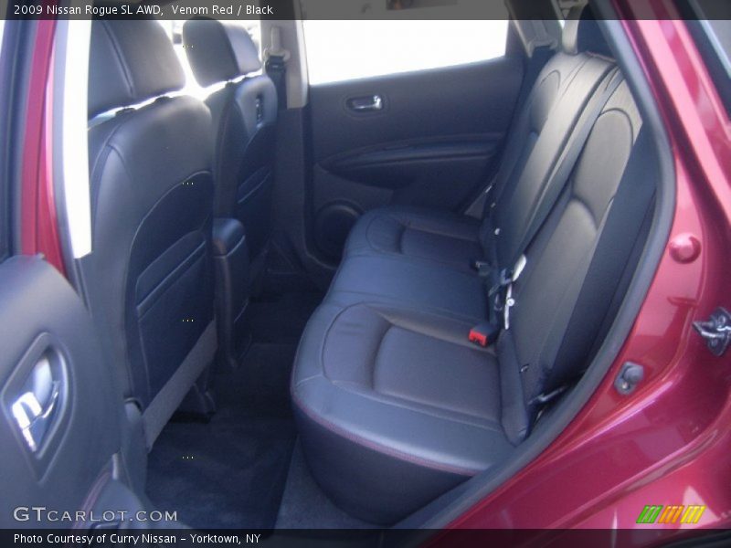 Venom Red / Black 2009 Nissan Rogue SL AWD