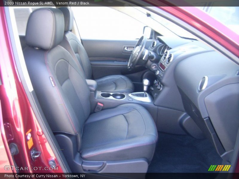 Venom Red / Black 2009 Nissan Rogue SL AWD
