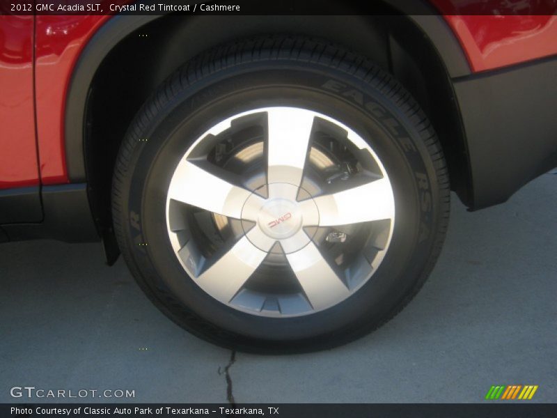 Crystal Red Tintcoat / Cashmere 2012 GMC Acadia SLT