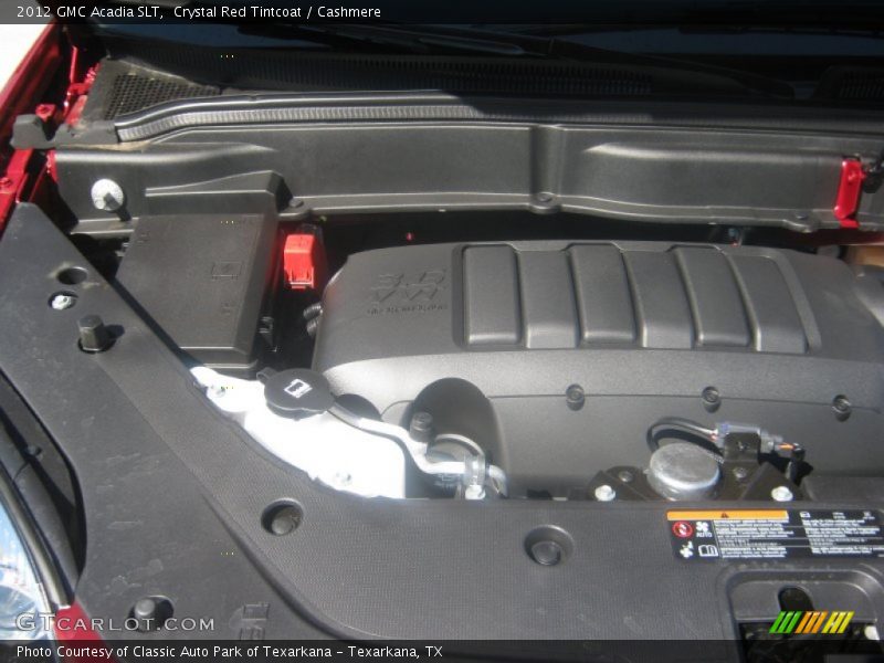 Crystal Red Tintcoat / Cashmere 2012 GMC Acadia SLT