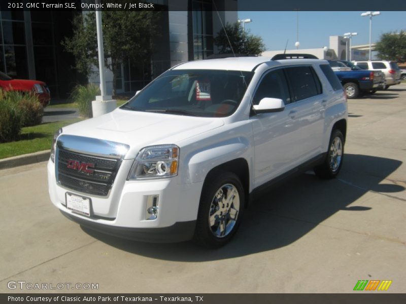 Olympic White / Jet Black 2012 GMC Terrain SLE