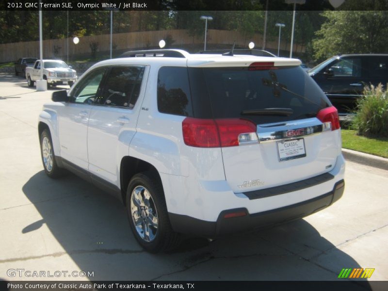 Olympic White / Jet Black 2012 GMC Terrain SLE