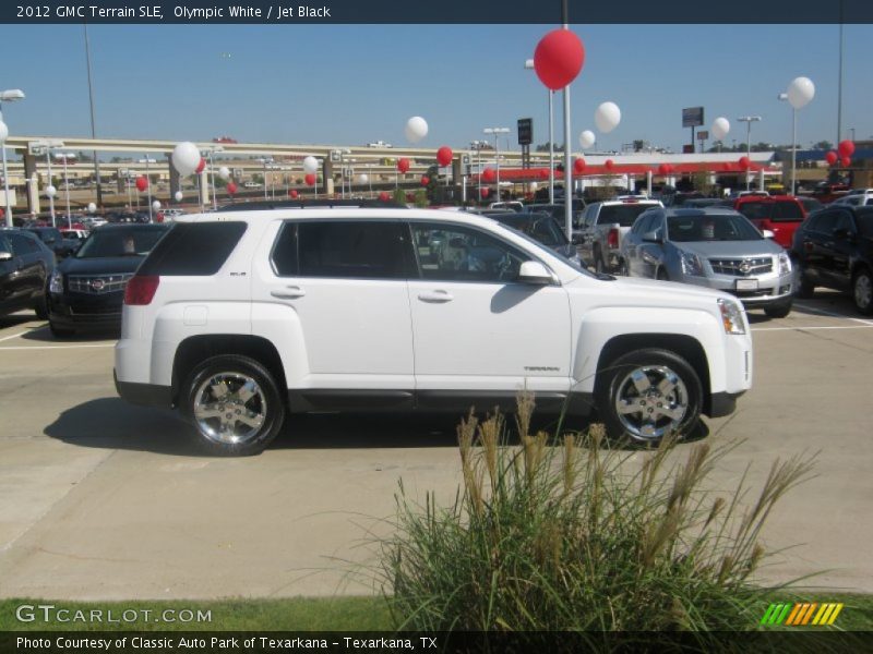 Olympic White / Jet Black 2012 GMC Terrain SLE