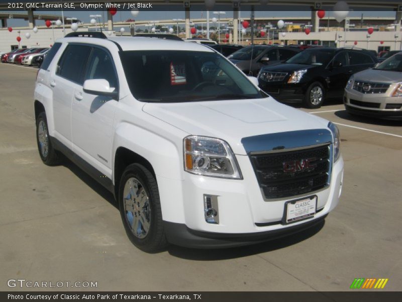 Olympic White / Jet Black 2012 GMC Terrain SLE