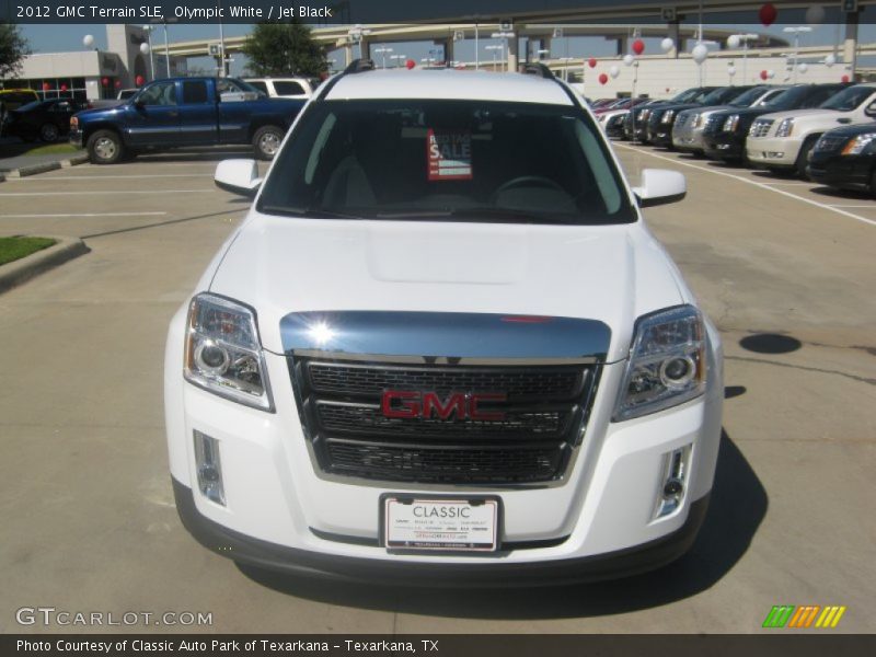 Olympic White / Jet Black 2012 GMC Terrain SLE