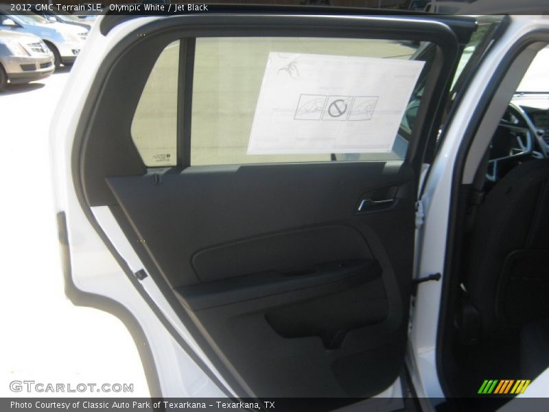 Olympic White / Jet Black 2012 GMC Terrain SLE