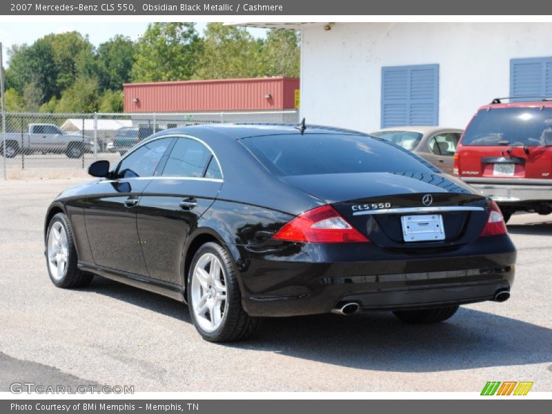 Obsidian Black Metallic / Cashmere 2007 Mercedes-Benz CLS 550