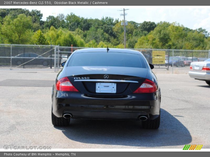 Obsidian Black Metallic / Cashmere 2007 Mercedes-Benz CLS 550