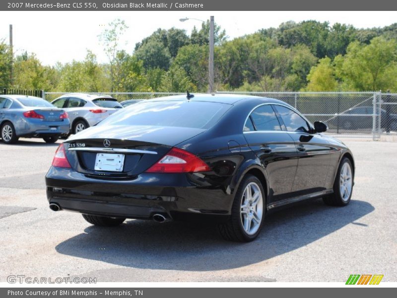 Obsidian Black Metallic / Cashmere 2007 Mercedes-Benz CLS 550