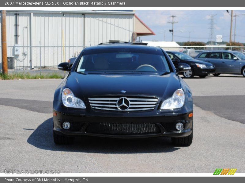 Obsidian Black Metallic / Cashmere 2007 Mercedes-Benz CLS 550