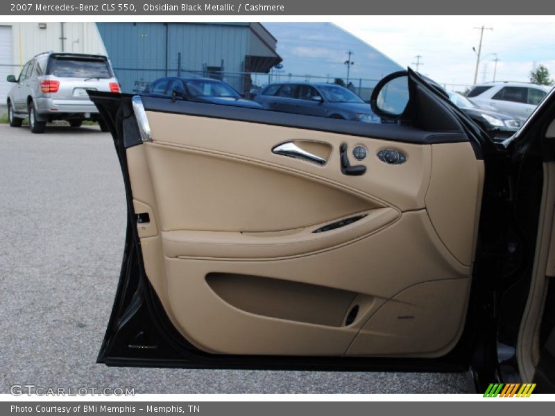 Obsidian Black Metallic / Cashmere 2007 Mercedes-Benz CLS 550