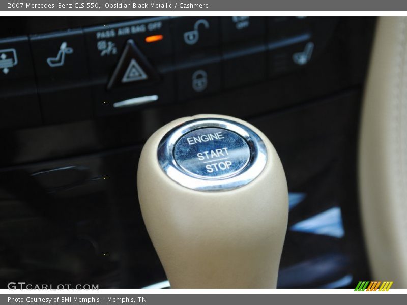 Obsidian Black Metallic / Cashmere 2007 Mercedes-Benz CLS 550