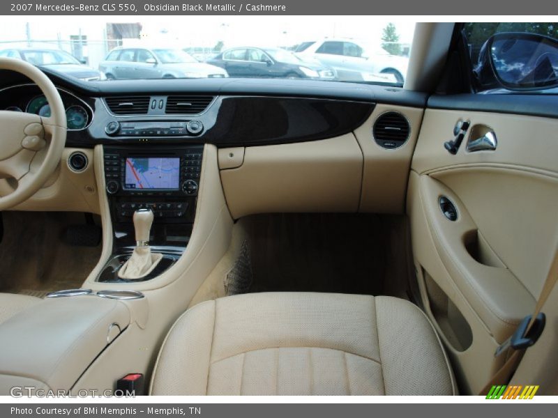 Obsidian Black Metallic / Cashmere 2007 Mercedes-Benz CLS 550