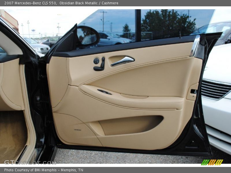 Obsidian Black Metallic / Cashmere 2007 Mercedes-Benz CLS 550
