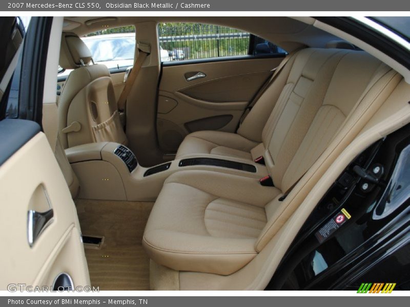 Obsidian Black Metallic / Cashmere 2007 Mercedes-Benz CLS 550