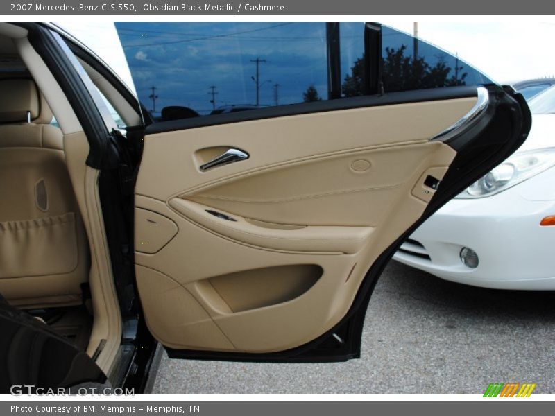 Obsidian Black Metallic / Cashmere 2007 Mercedes-Benz CLS 550