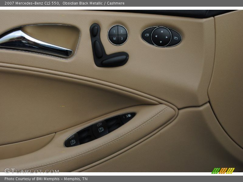 Obsidian Black Metallic / Cashmere 2007 Mercedes-Benz CLS 550