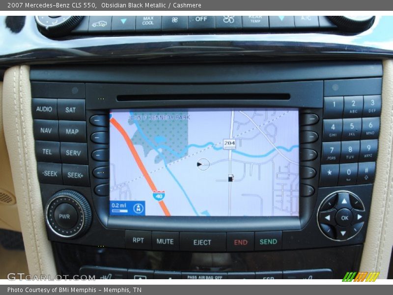 Obsidian Black Metallic / Cashmere 2007 Mercedes-Benz CLS 550