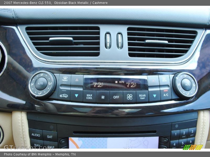 Obsidian Black Metallic / Cashmere 2007 Mercedes-Benz CLS 550