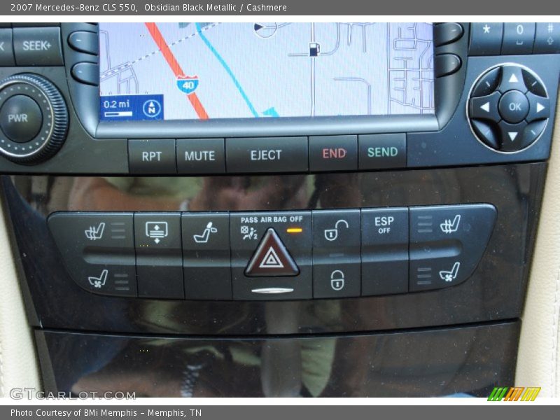 Obsidian Black Metallic / Cashmere 2007 Mercedes-Benz CLS 550