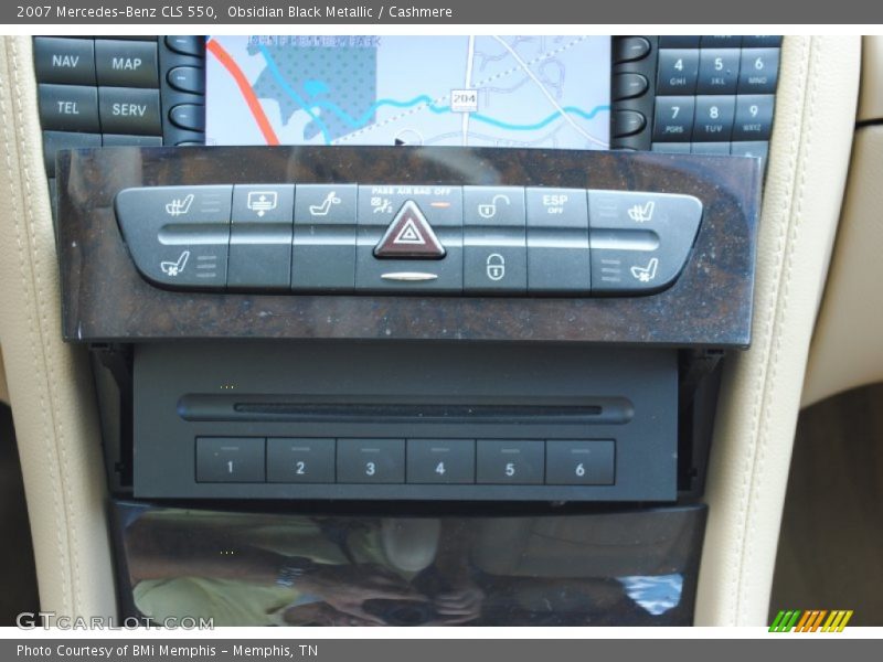 Obsidian Black Metallic / Cashmere 2007 Mercedes-Benz CLS 550