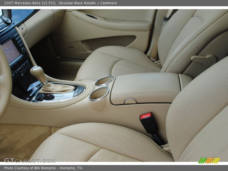 Obsidian Black Metallic / Cashmere 2007 Mercedes-Benz CLS 550