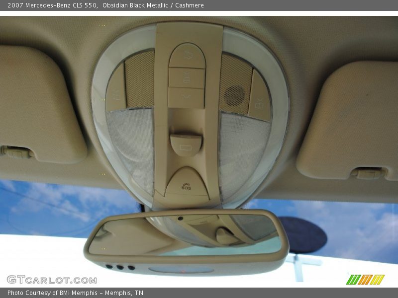Obsidian Black Metallic / Cashmere 2007 Mercedes-Benz CLS 550