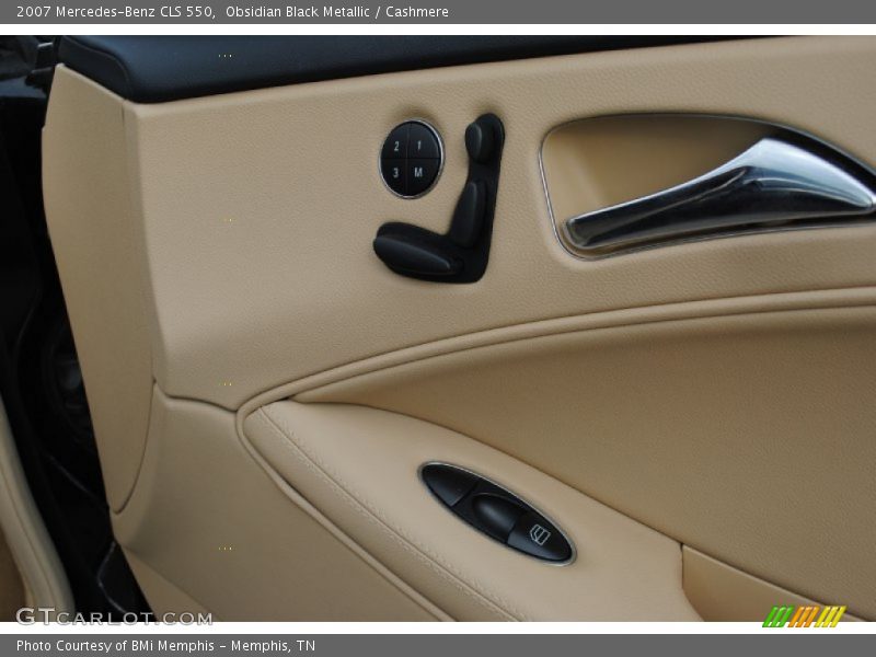 Obsidian Black Metallic / Cashmere 2007 Mercedes-Benz CLS 550