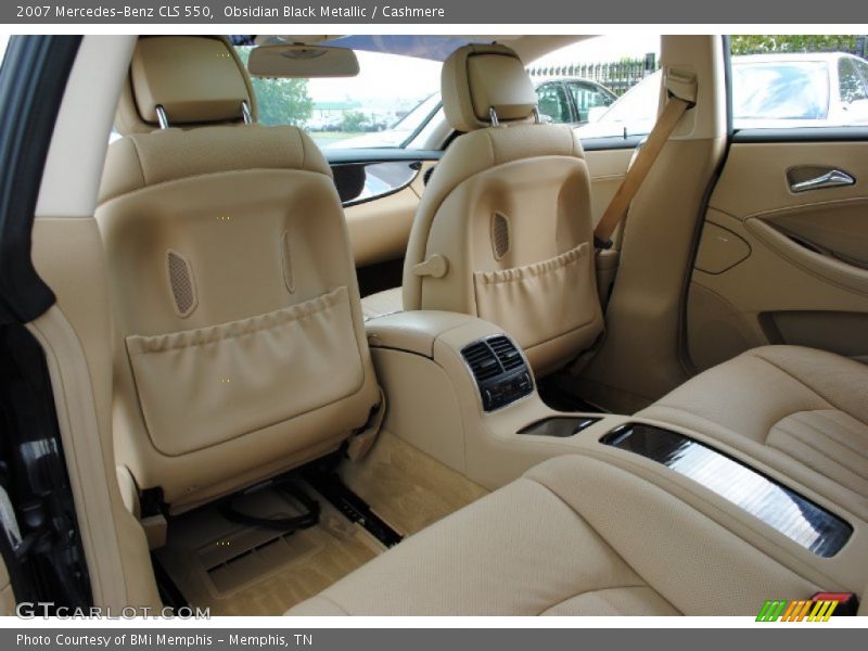 Obsidian Black Metallic / Cashmere 2007 Mercedes-Benz CLS 550