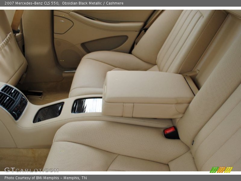 Obsidian Black Metallic / Cashmere 2007 Mercedes-Benz CLS 550