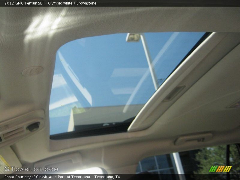 Olympic White / Brownstone 2012 GMC Terrain SLT