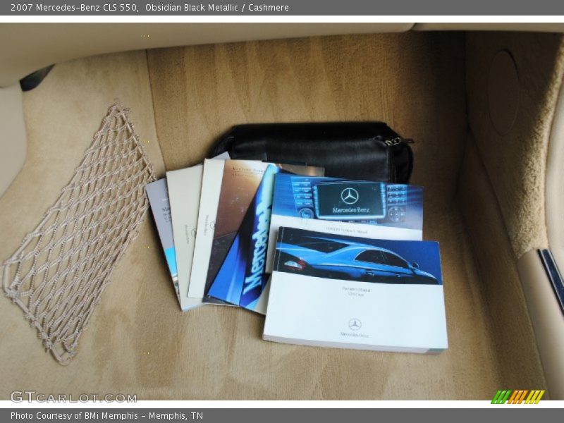 Obsidian Black Metallic / Cashmere 2007 Mercedes-Benz CLS 550