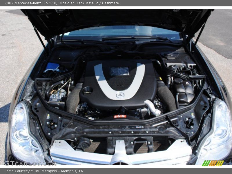 Obsidian Black Metallic / Cashmere 2007 Mercedes-Benz CLS 550
