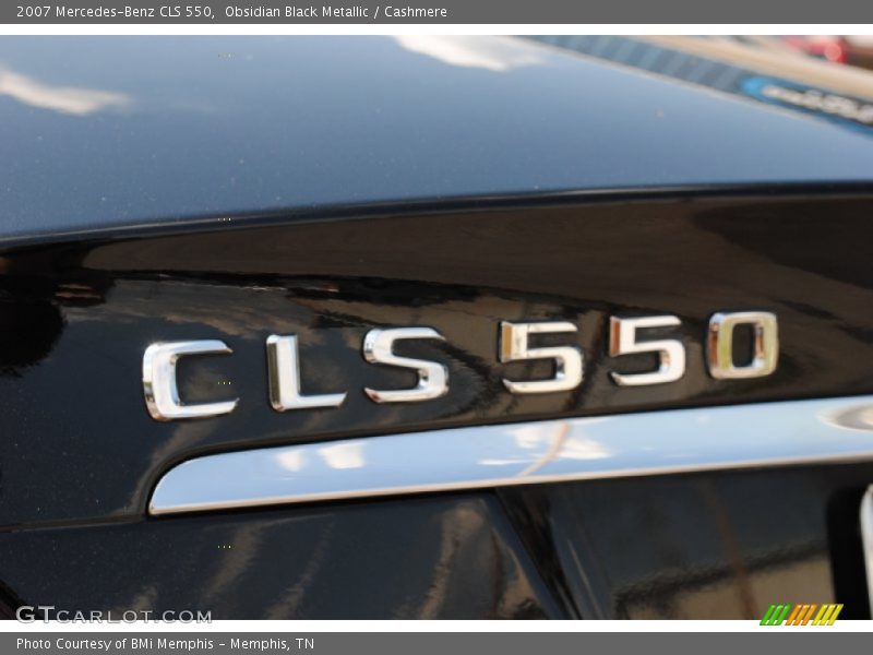 Obsidian Black Metallic / Cashmere 2007 Mercedes-Benz CLS 550