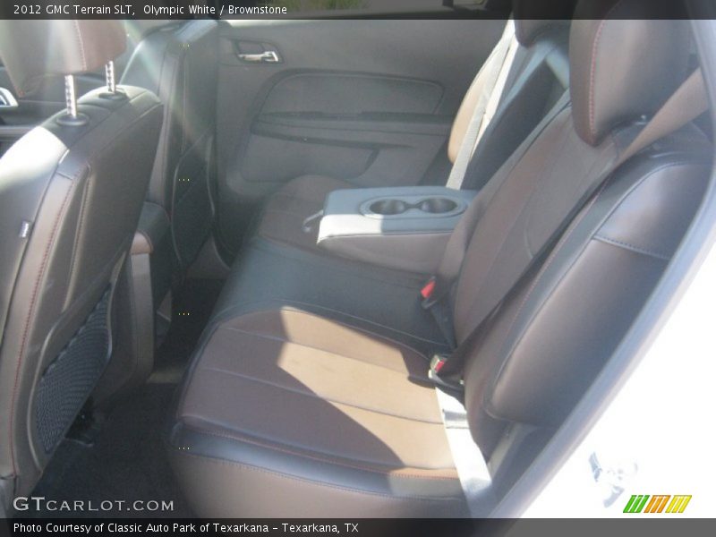 Olympic White / Brownstone 2012 GMC Terrain SLT