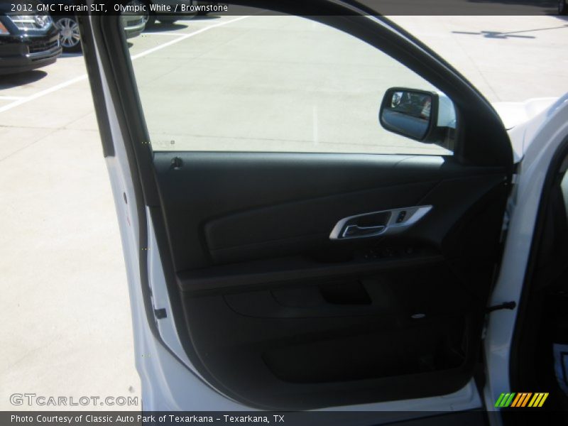 Olympic White / Brownstone 2012 GMC Terrain SLT