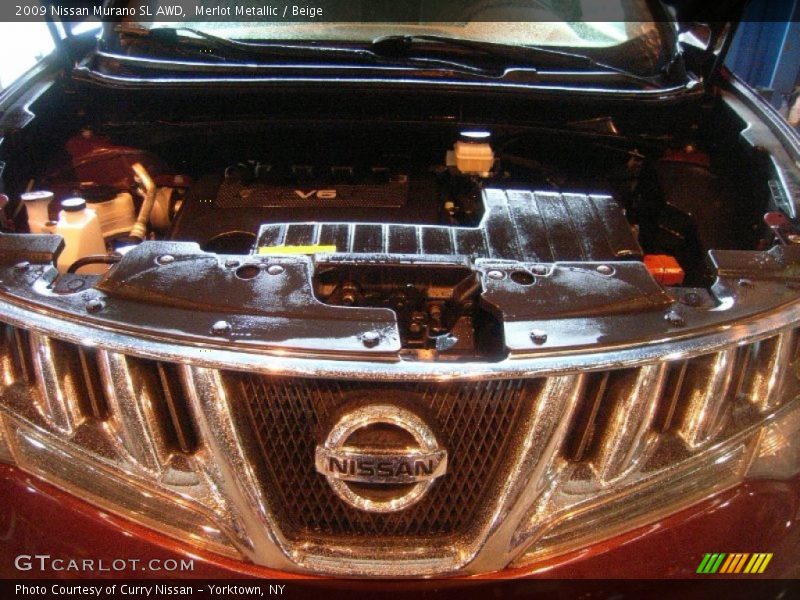 Merlot Metallic / Beige 2009 Nissan Murano SL AWD