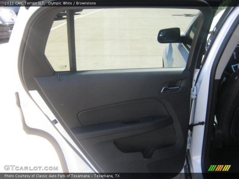 Olympic White / Brownstone 2012 GMC Terrain SLT
