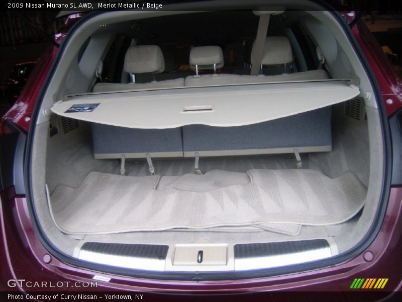 Merlot Metallic / Beige 2009 Nissan Murano SL AWD