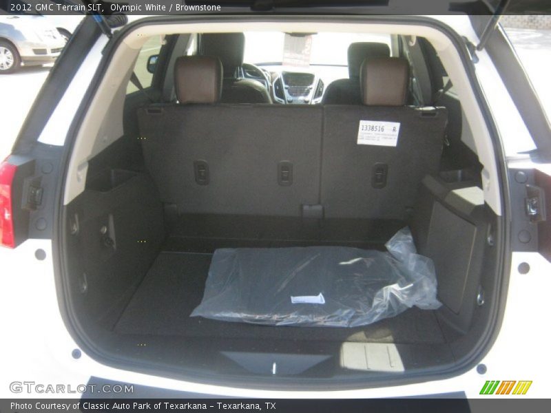 Olympic White / Brownstone 2012 GMC Terrain SLT