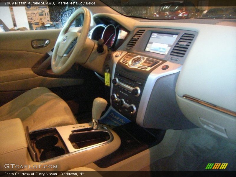 Merlot Metallic / Beige 2009 Nissan Murano SL AWD