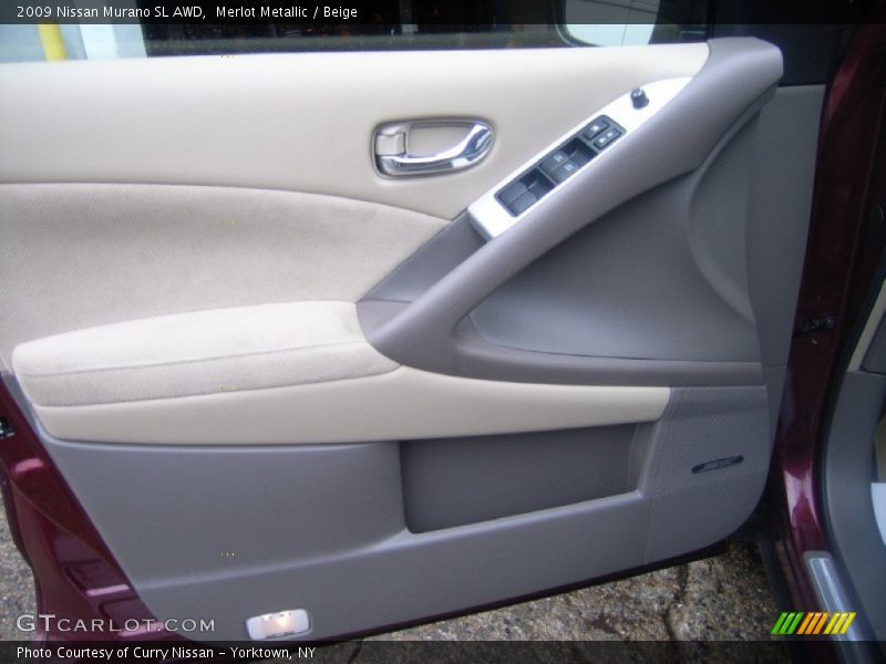 Merlot Metallic / Beige 2009 Nissan Murano SL AWD